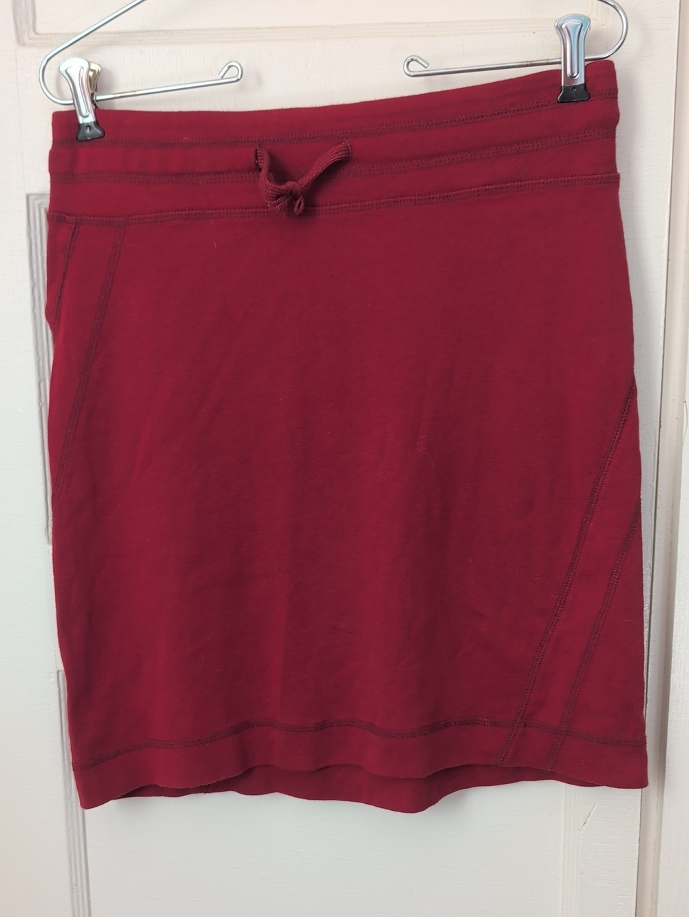 Royal Robbins Skirt Small Cotton Red Drawstring Mini Sportswear Activewear Sport